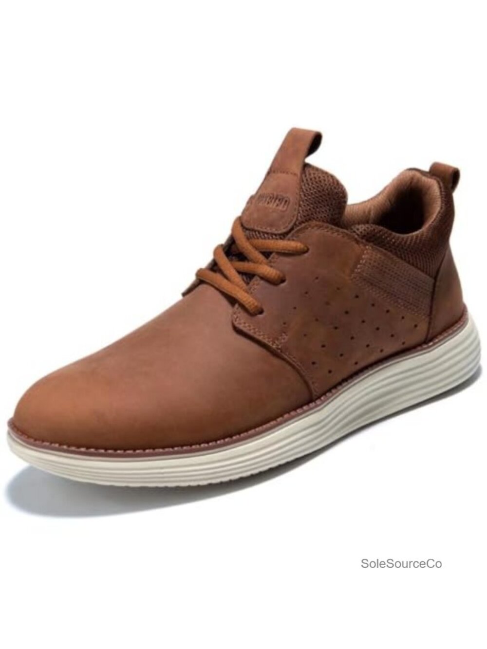 LEATHER MENS LOAFERS, BREATHABLE MESH SNEAKERS, MEMORY FOAM, LACE-UP
